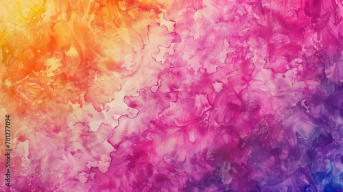 Abstract watercolor paper background with tie-dye patterns