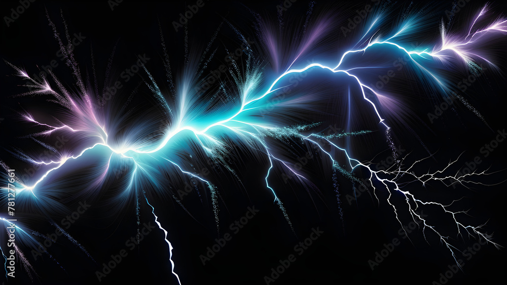 Rainbow Lightning Exploding on Black Canvas, Vibrant Thunderous Rainbow Burst, Dynamic Rainbow Splash on Black Background, Electric Rainbow Explosion(Generative AI) Rainbow Lightning Exploding on Black Canvas, Vibrant Thunderous Rainbow Burst, Dynamic Rainbow Splash on Black Background, Electric Rainbow Explosion(Generative AI)