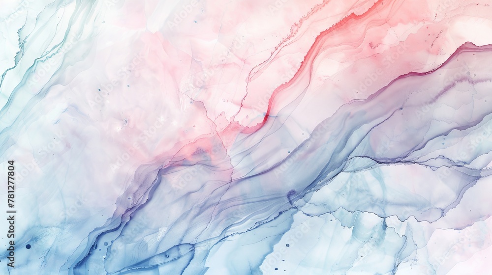 An abstract watercolor marble texture with pastel pastels