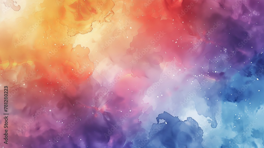 Watercolor background with abstract colors...