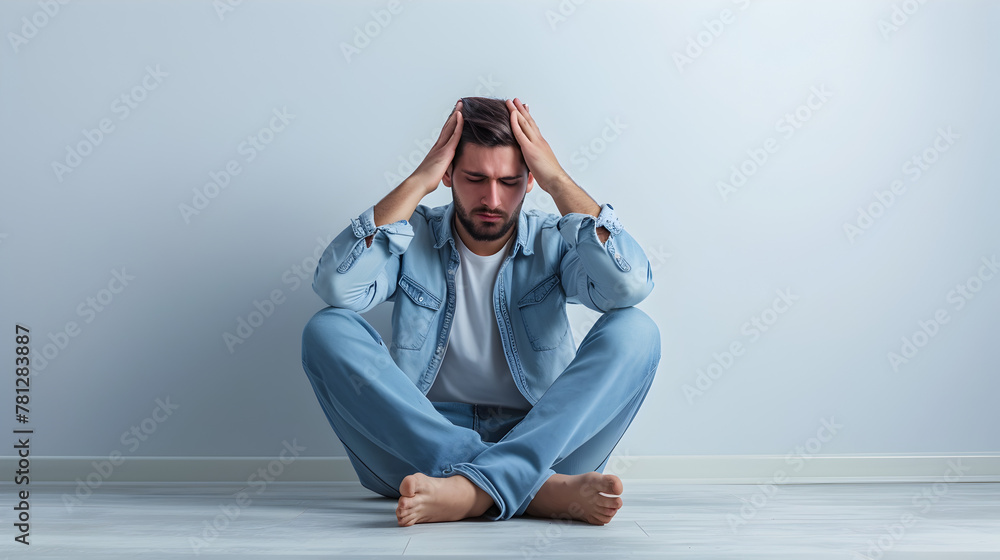 Handsome Man with Headache Handsome Man with Headache
