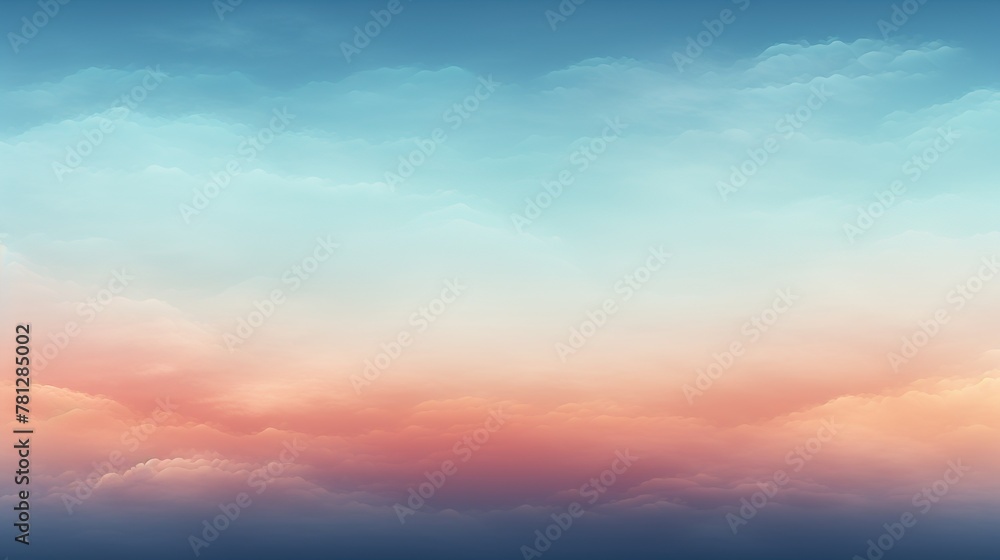 Vast skyscape featuring a dramatic contrast of blue and fiery orange clouds