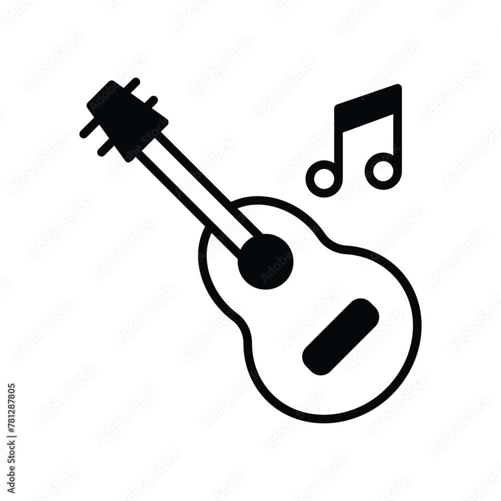 music class icon with white background vector stock illustration music class icon with white background vector stock illustration