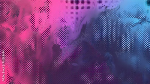 Moder sport backdrop, Dots halftone in two color pattern gradient grunge texture background