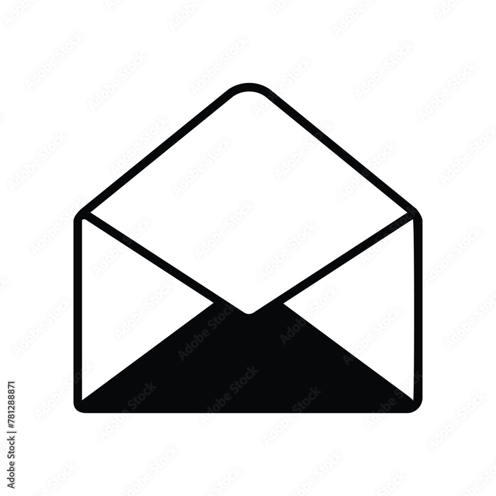 letter icon with white background vector stock illustration letter icon with white background vector stock illustration