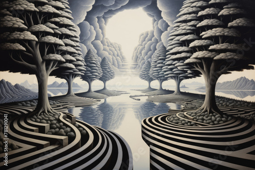 Uncover the transformative power of optical illusion art, where playful themes intertwine with emotional healing and personal growth.