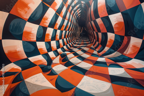 Wallpaper Mural Experience emotional growth through art: Optical illusions with playful themes invite you on a journey of healing and self-discovery. Torontodigital.ca