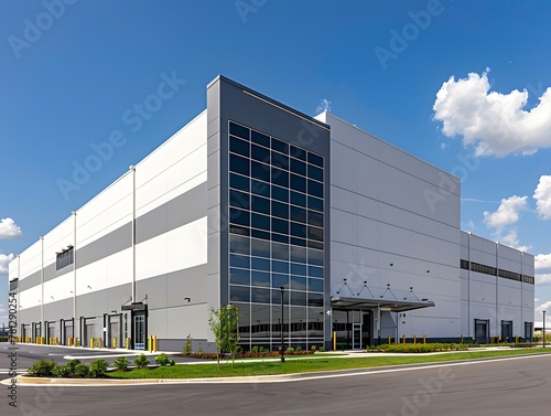 Large industrial and commercial cold-rolled steel buildings