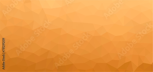 orange Low Poly hintergrund, Geometrischer Origami-Stil mit Farbverlauf, Mosaik Designmuster photo