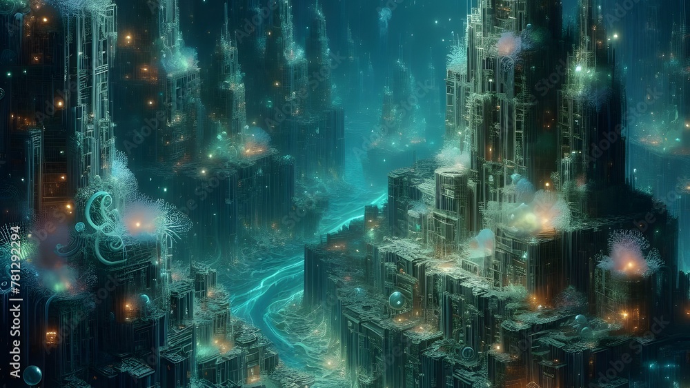 An underwater metropolis
An underwater metropolis