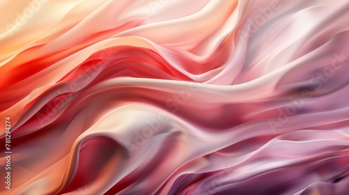 An elegant flying cloth in a beauty fashion style. Abstract 3D art background.