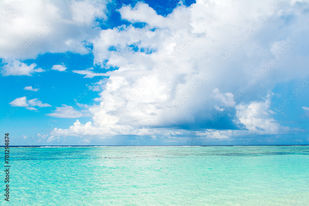 Beautiful landscape of the Indian Ocean coast Beautiful landscape of the Indian Ocean coast