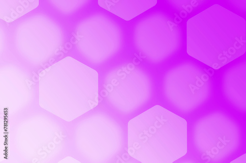 Illustration of Gradient Lilac 3D Hexagon Pattern for Abstract Background