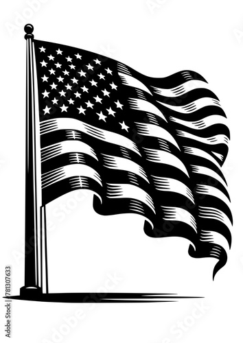 USA Flag SVG, American flag, America, USA Flag Silhouette, USA Clipart, SVG PNG PDF