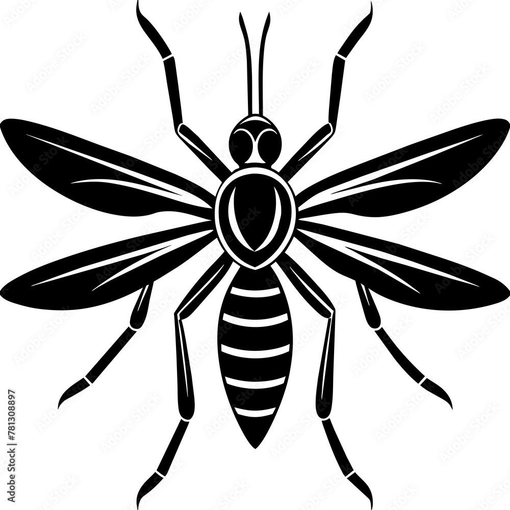 Fototapeta premium black and white flower