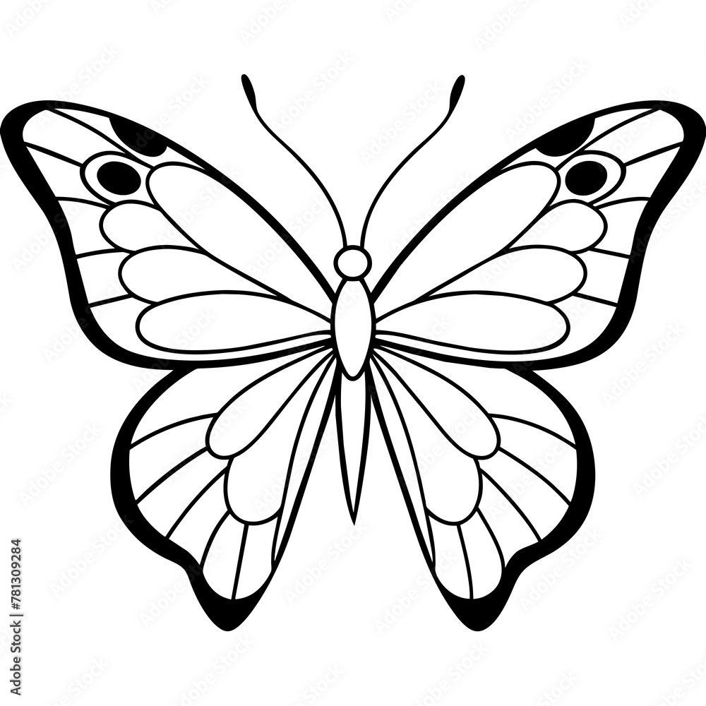 Butterfly vector illustration.
Butterfly vector illustration.
