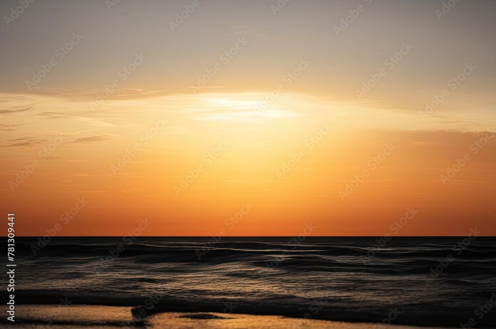 Obraz premium Beautiful red sunset