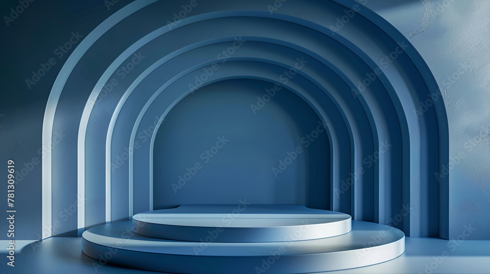 Podium for product presentation Podium for product presentation