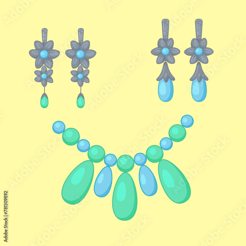 Precious jewelry concept