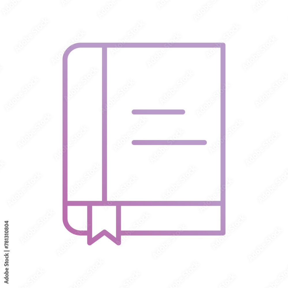 dictionery icon with white background vector stock illustration dictionery icon with white background vector stock illustration