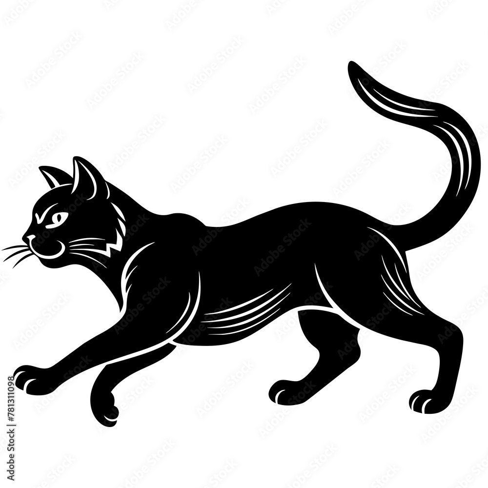 illustration of a cat