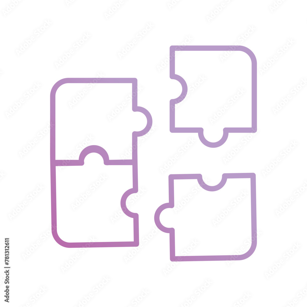 puzzle icon with white background vector stock illustration puzzle icon with white background vector stock illustration