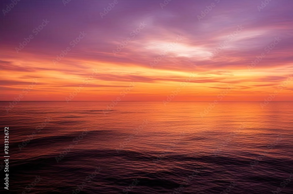 Fototapeta premium Beautiful red sunset