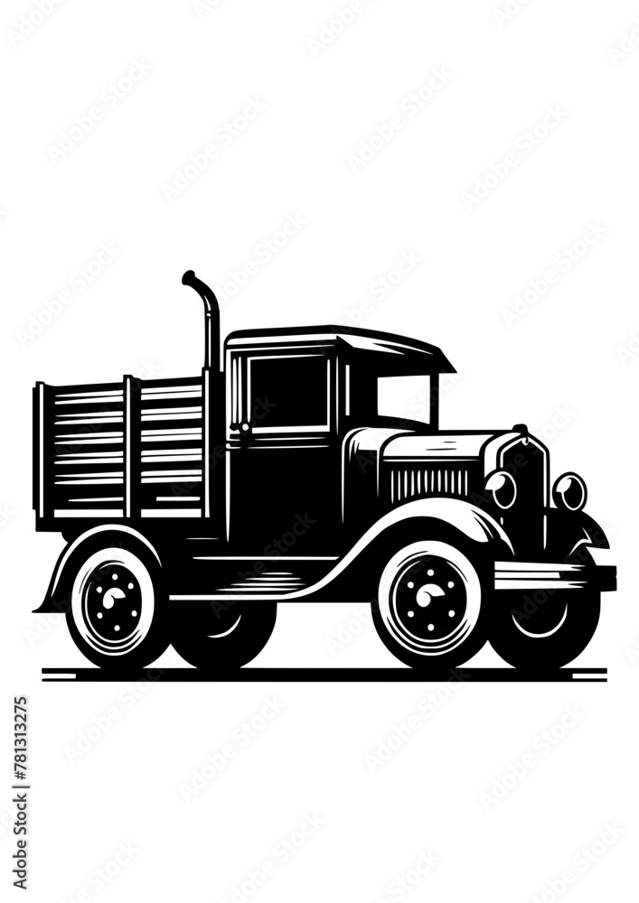 Vintage Truck Svg, Truck Svg Files, Farm Truck Svg, Truck Svg, Truck Clipart, Farmhouse Truck Svg, Cut Files For Cricut, Silhouette, PNG