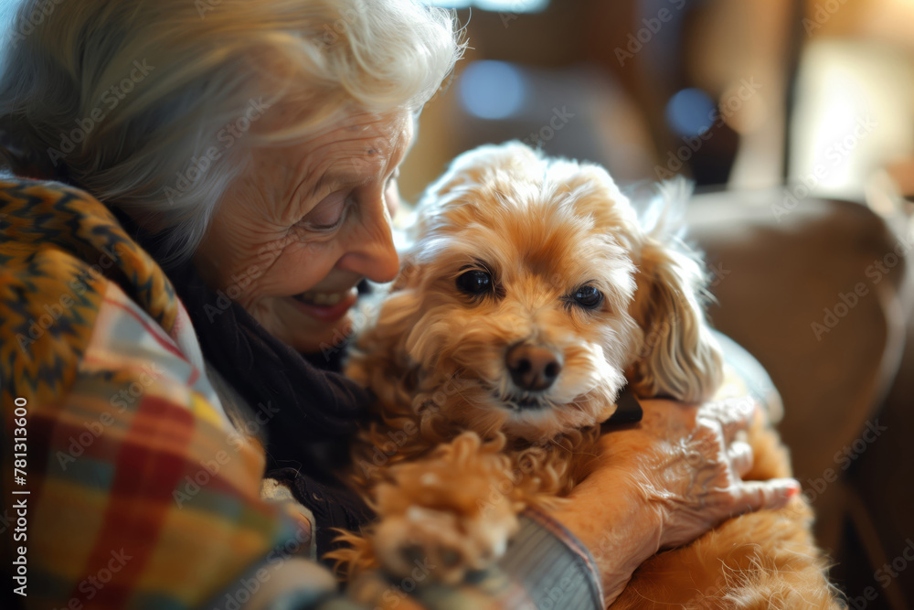 Pet therapy sessions, dog companions bring joy and comfort to seniors, easing feelings of loneliness and promoting emotional well-being Pet therapy sessions, dog companions bring joy and comfort to seniors, easing feelings of loneliness and promoting emotional well-being