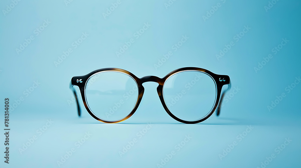 Eyeglasses, minimal wallpaper, an essential equipment in daily life for clear vision Eyeglasses, minimal wallpaper, an essential equipment in daily life for clear vision