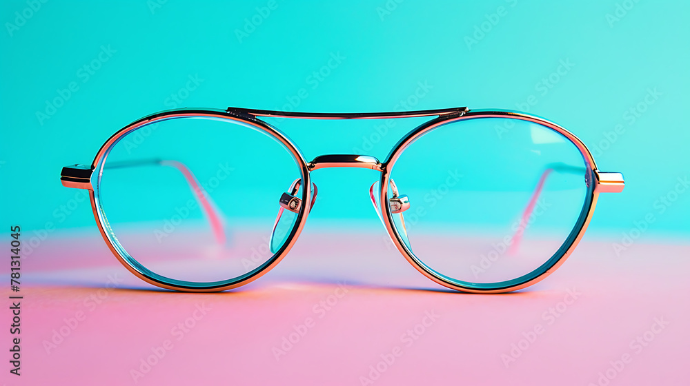 Eyeglasses, minimal wallpaper, an essential equipment in daily life for clear vision Eyeglasses, minimal wallpaper, an essential equipment in daily life for clear vision