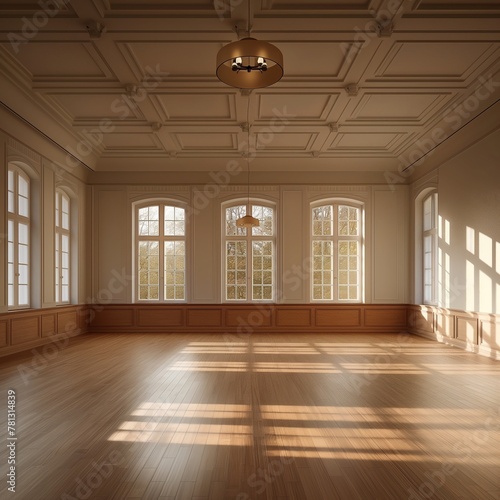 interior of a building, town hall