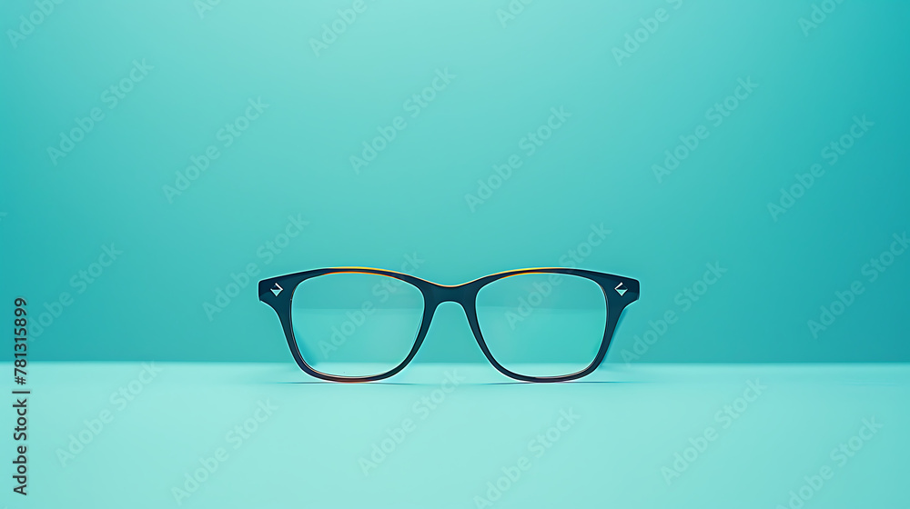 Eyeglasses, minimal wallpaper, an essential equipment in daily life for clear vision Eyeglasses, minimal wallpaper, an essential equipment in daily life for clear vision