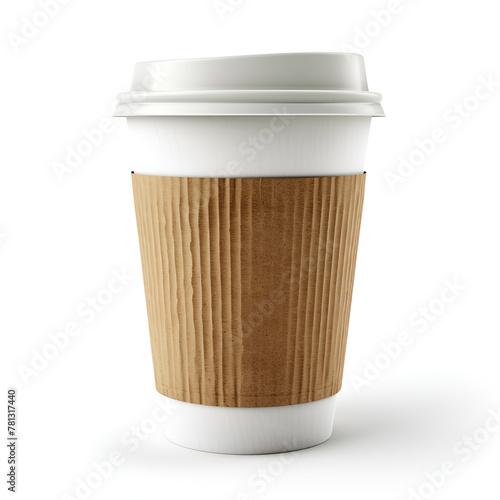 Wallpaper Mural Blank Take Away Coffee Cup Isolated on Transparent Background Torontodigital.ca