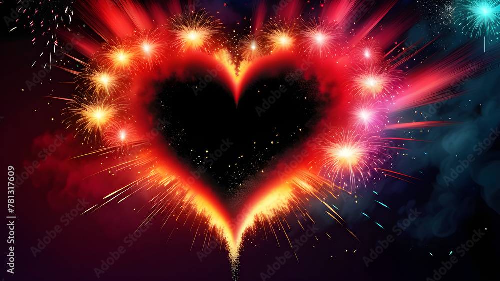 Glittering Red Heart on Black Background, Radiant Red Heart Sparkling Against Black, Shimmering Crimson Heart on Ebony Background, Luminous Scarlet Heart Bursting in Darkness(Generative AI) Glittering Red Heart on Black Background, Radiant Red Heart Sparkling Against Black, Shimmering Crimson Heart on Ebony Background, Luminous Scarlet Heart Bursting in Darkness(Generative AI)