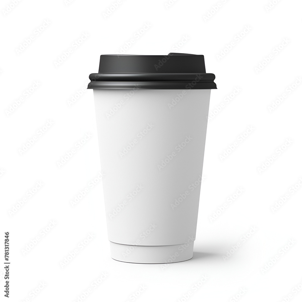 Blank Take Away Coffee Cup Isolated on Transparent Background Blank Take Away Coffee Cup Isolated on Transparent Background