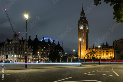 London night. Big Ben. Elizabeth Tower  © al