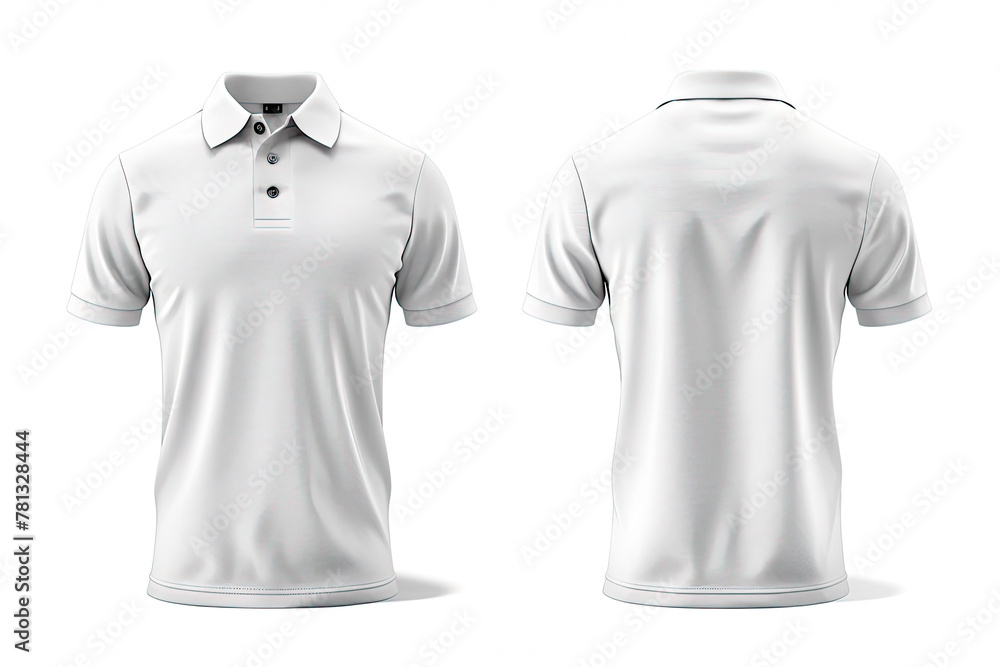 blank Polo tee design presentation mockup isolated on white background blank Polo tee design presentation mockup isolated on white background