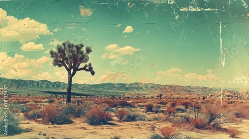 Big Joshua Tree in the Mojave Deserte photo