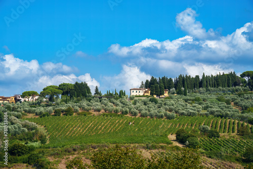 Fényképezés Rural landscape of Chianti, Tuscany, Italy