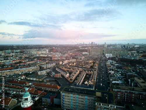 Scheveningen  The Hague. Netherland. Drone