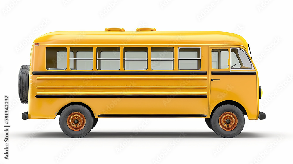 The image depicts a photorealistic field trip with a white background. The image depicts a photorealistic field trip with a white background.