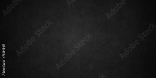 Old wall stone for dark black distressed grunge background wallpaper rough concrete wall. Abstract black stone wall texture grunge rock surface. dark gray background backdrop. wide panoramic banner.
