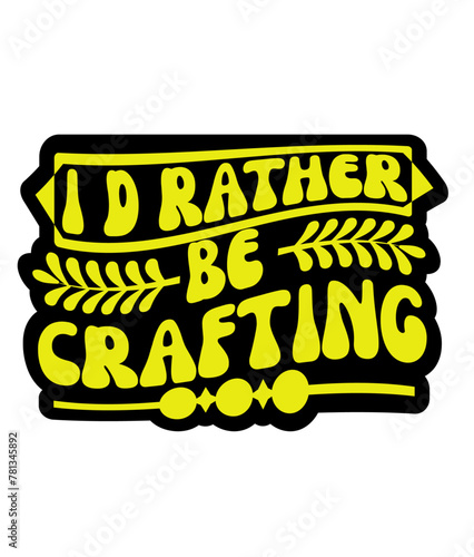 Carfting Vector, Elements and Craft Design. photo