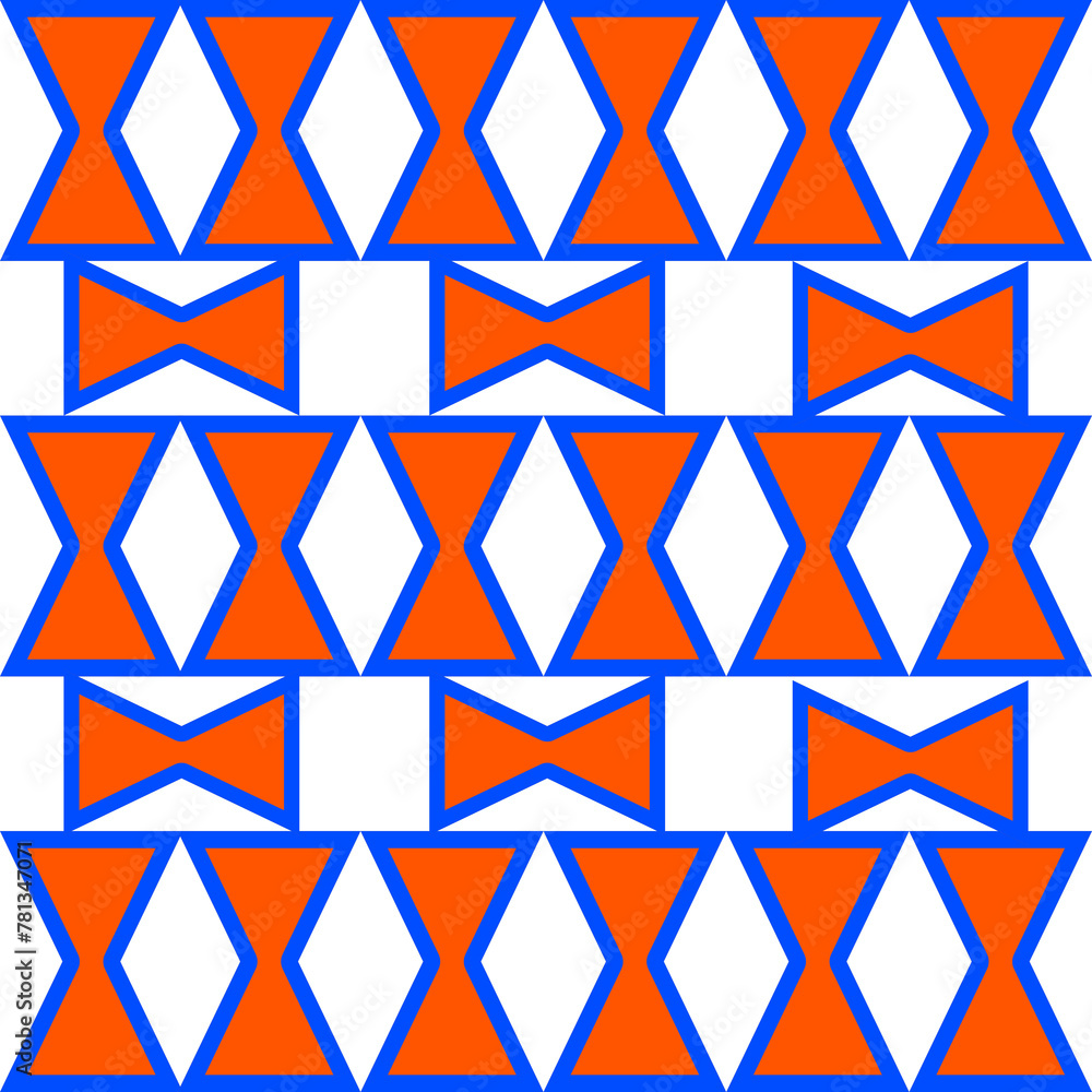 Fototapeta premium Seamless geometric design with triangles for wallpapers, fabrics, and more