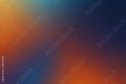 Blue orange gradient background design