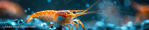 This shrimp panorama captures the spirit of the sea in a flavorful journey, banner