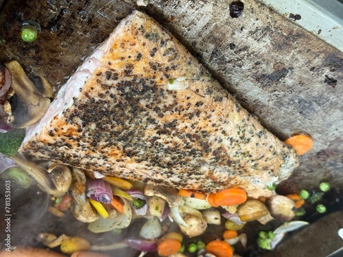 salmon grill