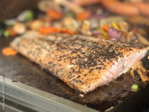 salmon grill