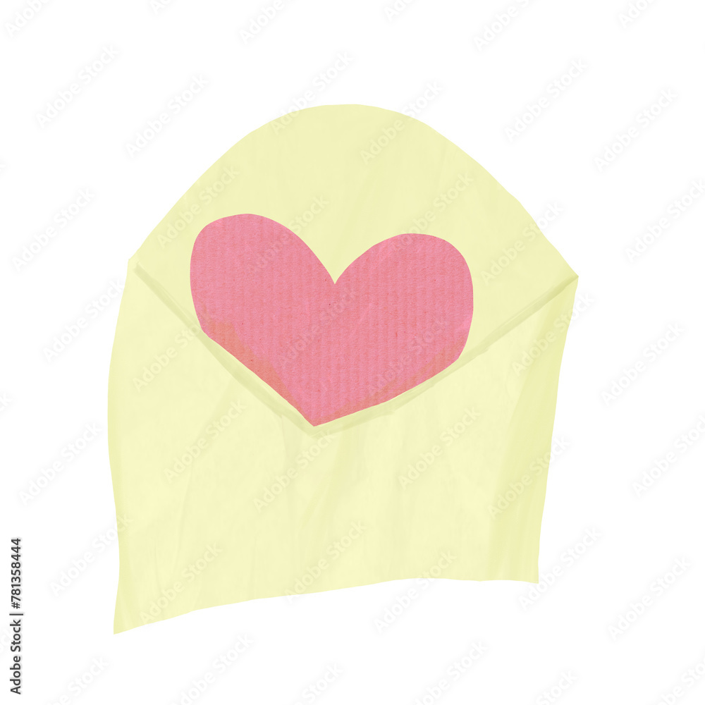 a close letter with a heart a close letter with a heart